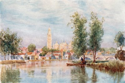 Perigueux fra floden af Herbert Menzies Marshall