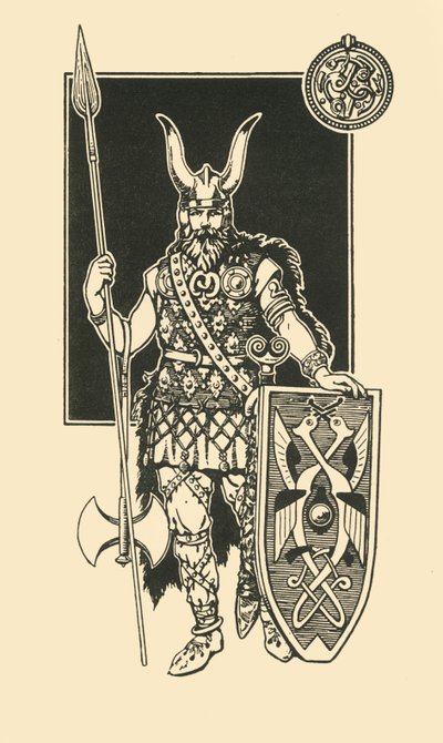 En skandinav fra Varangian Guard, 1924. af Herbert Norris