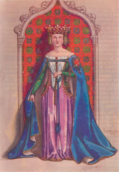 Dronning Philippa 1350, 1926 af Herbert Norris