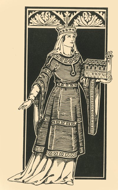 Kejserinde Cunigunda, 1002-1024, 1924. af Herbert Norris