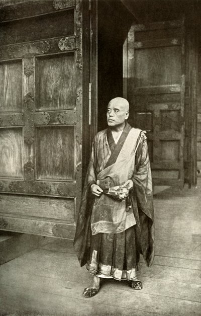 En Buddhas præst, 1910. af Herbert Ponting