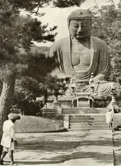 Amida, Buddha, 1910. af Herbert Ponting