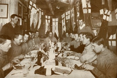 Kaptajn Scotts sidste fødselsdagsmiddag, 6. juni 1911, 1913 af Herbert Ponting