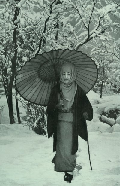 december i Japan, 1910. af Herbert Ponting