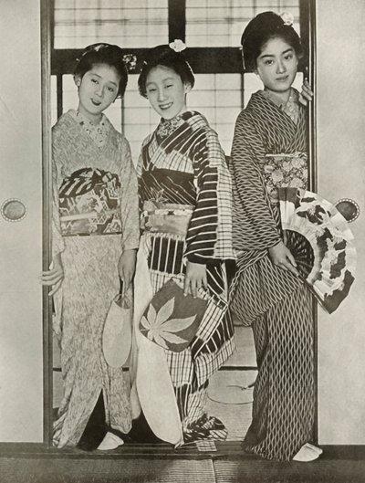 Geisha, 1910. af Herbert Ponting