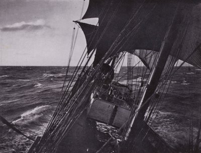 På vej hjem (s/h foto) af Herbert Ponting