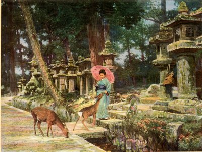 Nara, hjertet af det gamle Japan, 1910. af Herbert Ponting