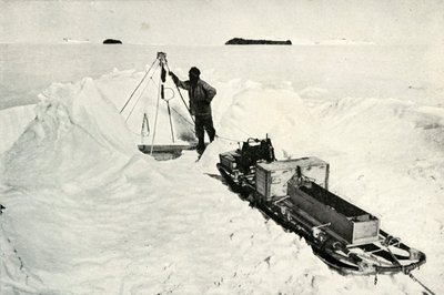 Nelson og hans udstyr, c1911, 1913 af Herbert Ponting