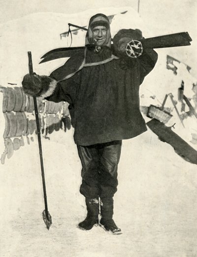 Underofficer Crean, der modtog Albert-medaljen, 1911, 1913 af Herbert Ponting