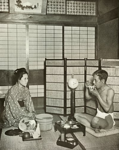 Sommer negligee i Kumamoto, 1910. af Herbert Ponting