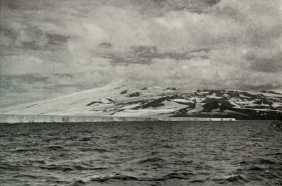 Barrieren og Mount Terror, c19101913, 1913 af Herbert Ponting