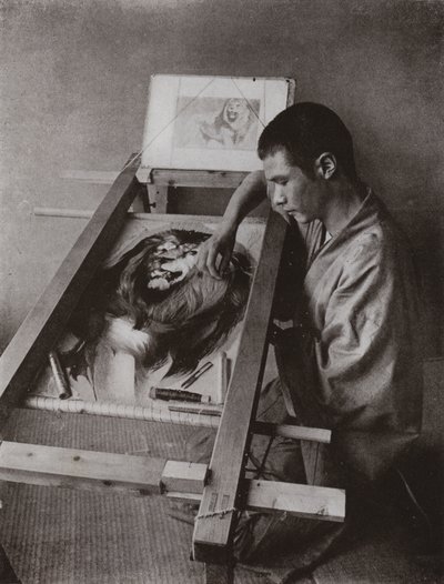 The Broiderer (s/h foto) af Herbert Ponting