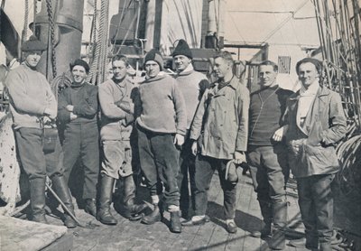 The Officers of the Terra Nova, 1912 Voyage, 1913 af Herbert Ponting