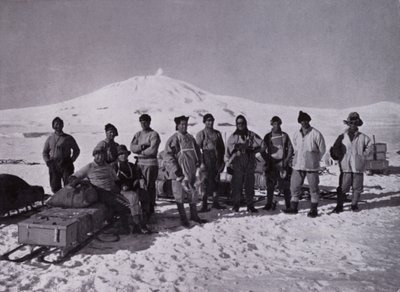 Det sydlige parti (s/h foto) af Herbert Ponting