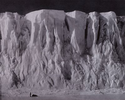 Voldene af Mount Erebus (s/h foto) af Herbert Ponting