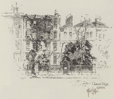 Clarence House i Clapham af Herbert Railton