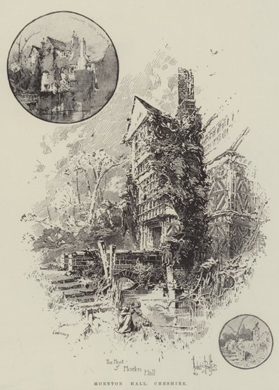 Moreton Hall, Cheshire af Herbert Railton