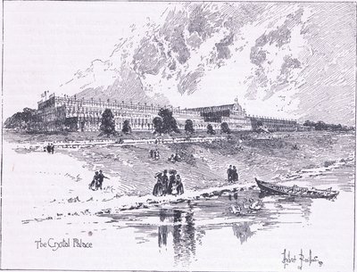 Crystal Palace i Hyde Park London, 1851 e.Kr af Herbert Railton