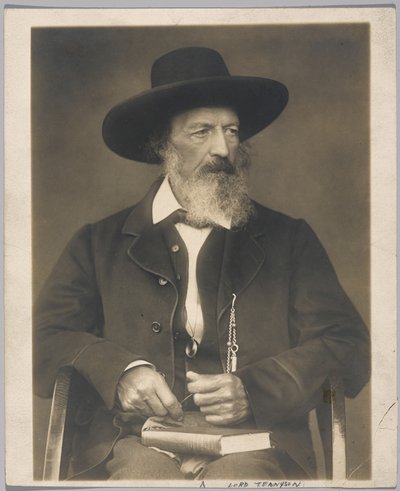 Lord Tennyson (foto af gelatinesølv) af Herbert Rose Barraud