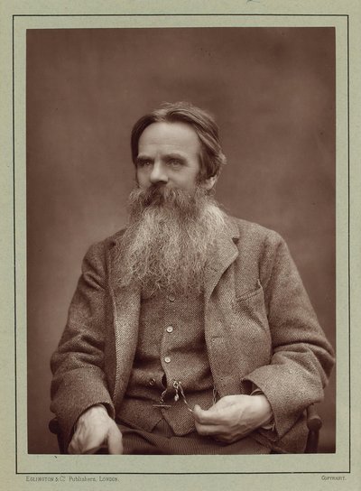 Portræt af maleren William Holman Hunt 1827-1910, ca 1885. af Herbert Rose Barraud