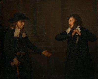 Shylock og Tubal fra "The Merchant of Venice" af Herbert Stoppelaer