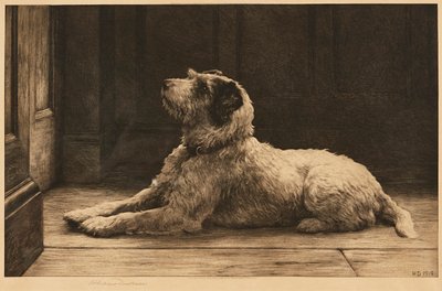 Hvor er mester? (ætsning) af Herbert Thomas Dicksee
