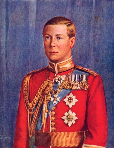 Edward VIII, illustration fra "His Majesty King Edward VIII", udgivet i 1936 af Herbert Vandyk