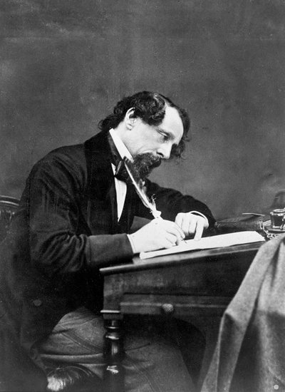 Charles Dickens, 1858 af Herbert Watkins