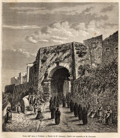 En religiøs procession ved Porta dell
