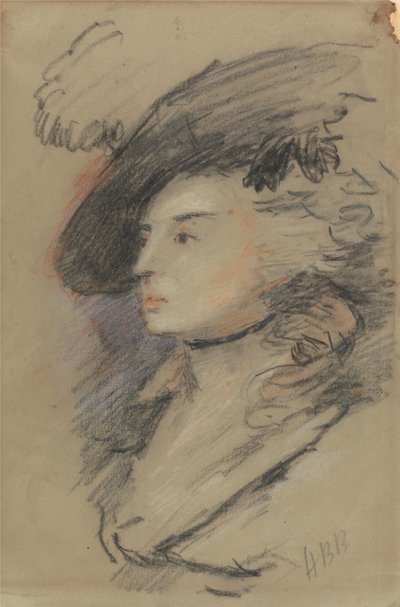 Mrs. Siddons af Hercules Brabazon Brabazon