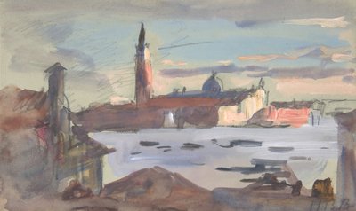 San Giorgio Maggiore, Venedig, 1840-1906. af Hercules Brabazon Brabazon