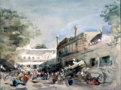 Gadescene i Delhi af Hercules Brabazon Brabazon