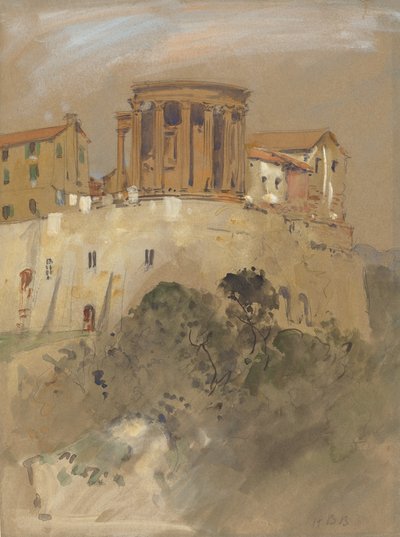 Vesta-templet i Tivoli. af Hercules Brabazon Brabazon