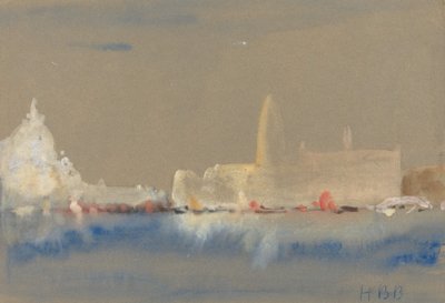 Salutten og Dogepaladset fra Bacino di San Marco. af Hercules Brabazon Brabazon