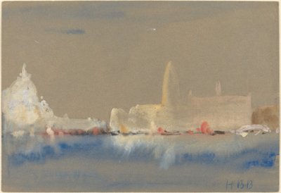 Salutten og Dogepaladset fra Bacino di San Marco af Hercules Brabazon Brabazon
