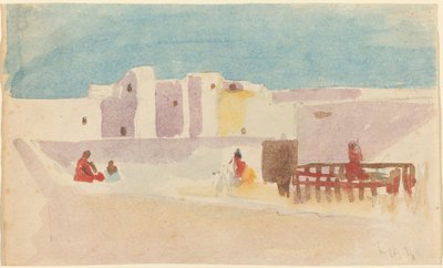 Murene i en nordafrikansk by af Hercules Brabazon Brabazon