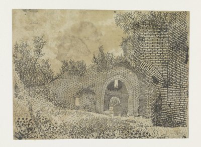 Ruinerne af Brederode Slot Ruinerne af Brederode Slot fra sydvest af Hercules Segers