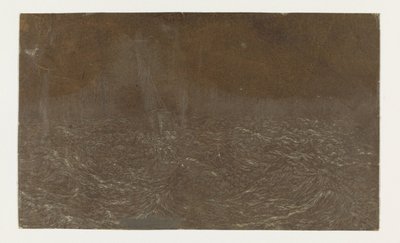 Skib i råt vand af Hercules Segers