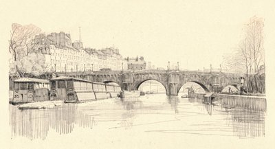 Pont Neuf set fra sluserne, 1915 af Herman Armour Webster