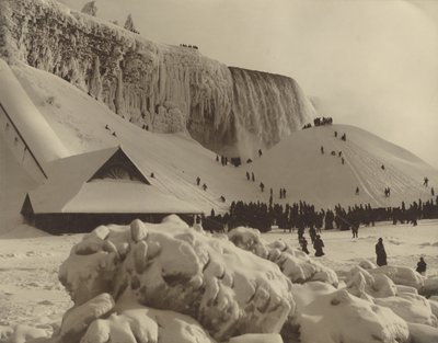 Udsigt over Niagara Falls om vinteren af Herman F. Nielson