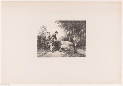 To par i en park af Herman Frederik Carel ten Kate