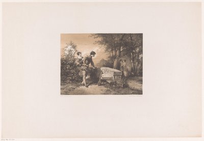 To par i en park af Herman Frederik Carel ten Kate