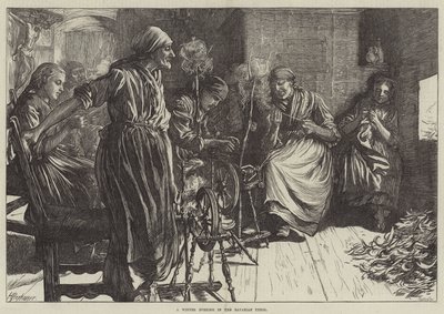 En vinteraften i det bayerske Tyrol af Herman Gustave Herkomer