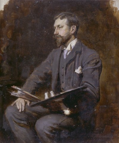Muligt selvportræt, ca. 1890-1900 af Herman Gustave Herkomer