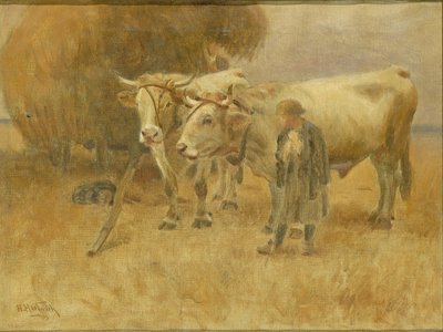 Skitse til The Harvesters af Herman Hartwich