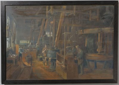 Et fernisdestilleri på Zaan af Herman Heijenbrock