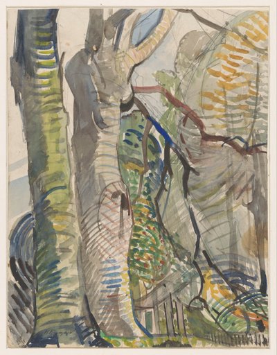skovlandskab af Herman Kruyder (signed by artist)