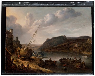 Jokimaisema af Herman the Younger Saftleven