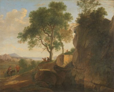 italiensk landskab af Herman van Swanevelt