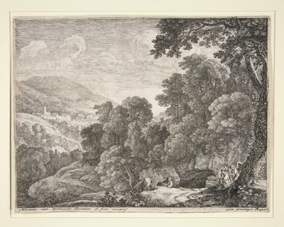 The Cave, fra sættet The Flight into Egypt af Herman van Swanevelt